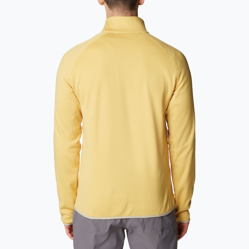Columbia férfi Triple Canyon Full Zip trekking pulóver sárga 2031311 2