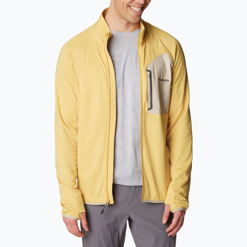 Columbia férfi Triple Canyon Full Zip trekking pulóver sárga 2031311 3