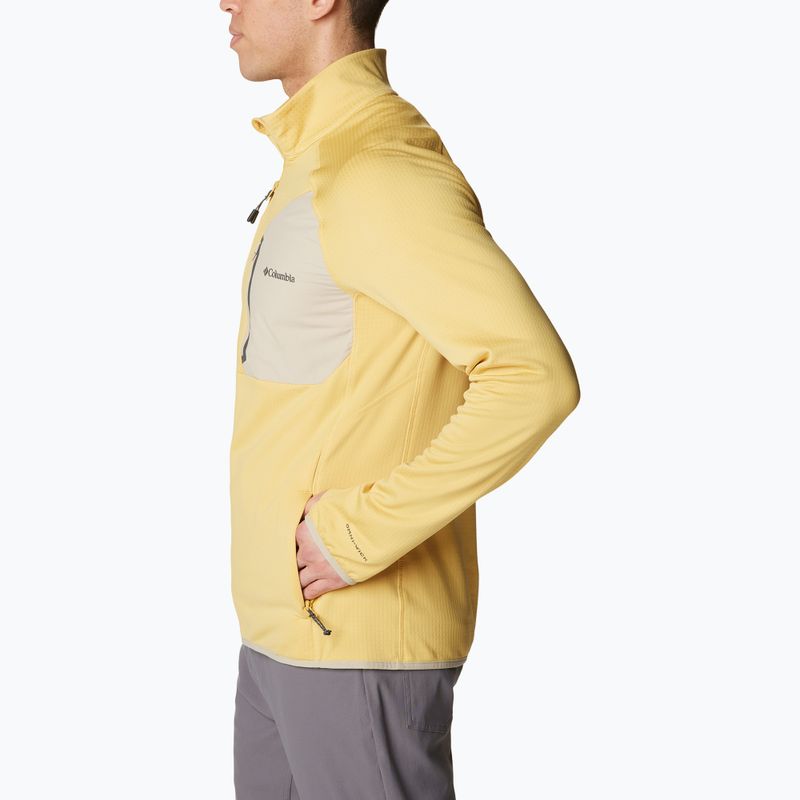 Columbia férfi Triple Canyon Full Zip trekking pulóver sárga 2031311 4