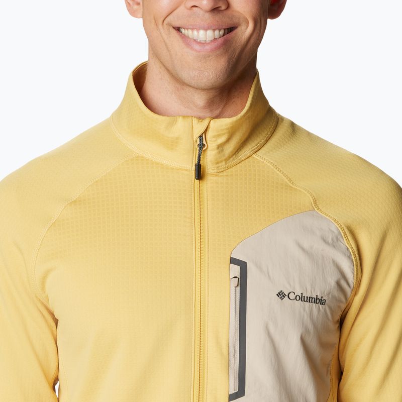 Columbia férfi Triple Canyon Full Zip trekking pulóver sárga 2031311 6