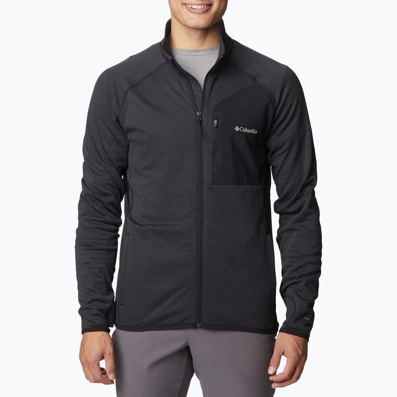 Columbia férfi Triple Canyon Full Zip trekking pulóver fekete 2031311