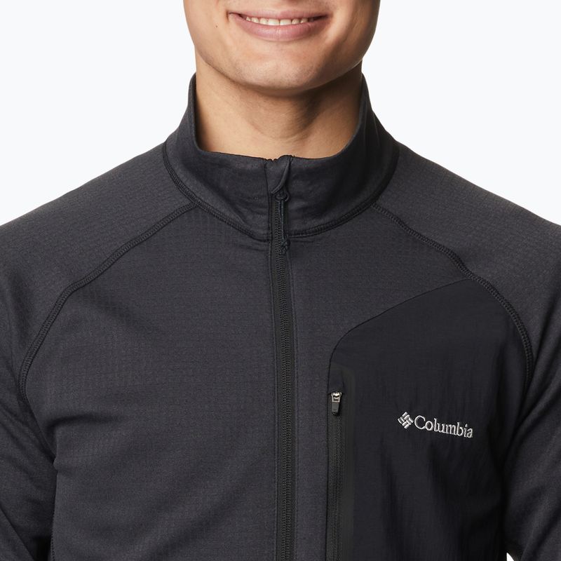 Columbia férfi Triple Canyon Full Zip trekking pulóver fekete 2031311 5