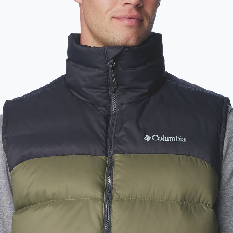Columbia Bulo Point II Down kőzöld/cápa férfi trekking ujjatlan kabát 6