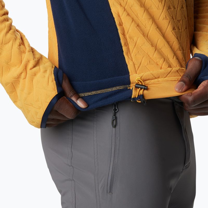 Columbia Titan Pass 3.0 kapucnis nyers méz/kollegiális tengerészgyalogos férfi trekking pulóver 8