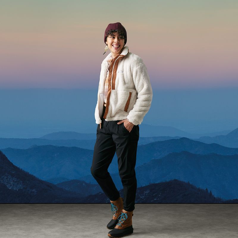 Columbia női Boundless Discovery Sherpa kréta/kármelbarna trekking pulóver Boundless Discovery Sherpa kréta/kármelbarna 9