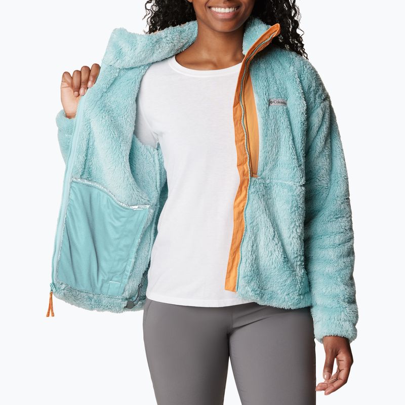 Columbia Boundless Discovery Sherpa női trekking pulóver aqua haze/sunset peach 5
