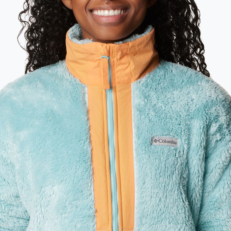 Columbia Boundless Discovery Sherpa női trekking pulóver aqua haze/sunset peach 6