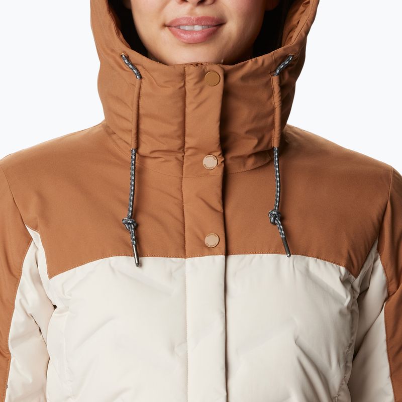 Columbia Mountain Croo II Mid Down női kabát kréta/kamell barna 6