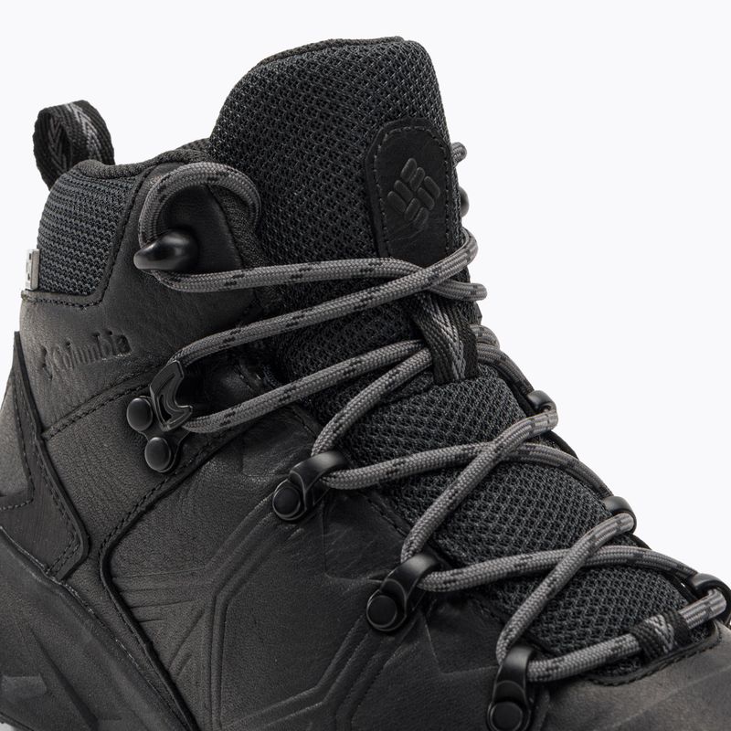 Columbia Peakfreak II Mid Outdry Leather fekete/grafit női túrabakancsok 8