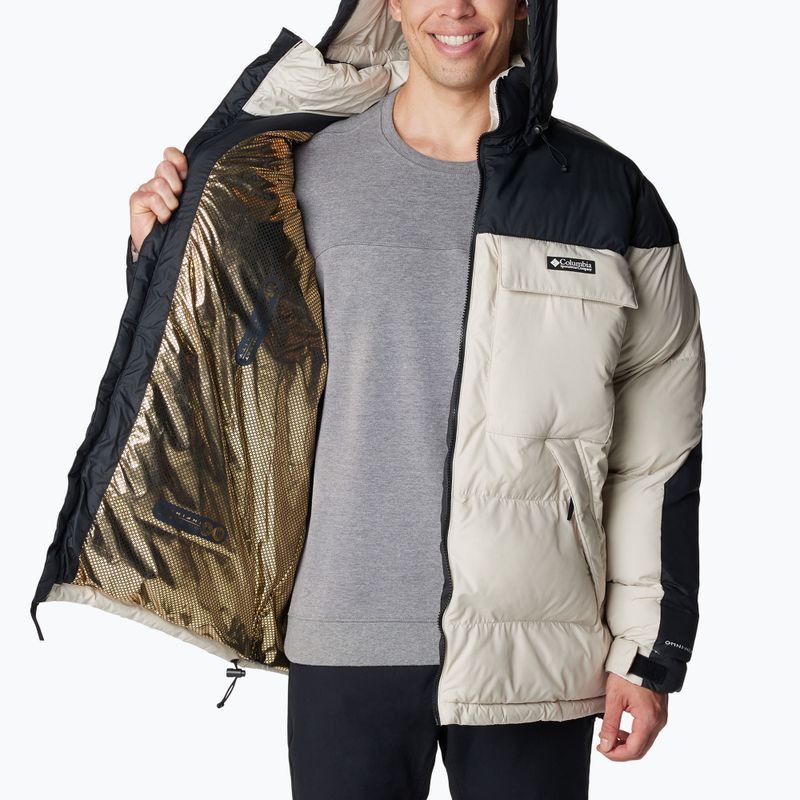 Columbia Ballistic Ridge Oversized férfi pehelypaplan dzseki sötét kő/fekete 5