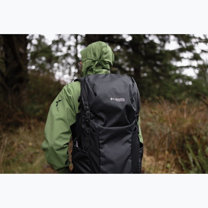 Férfi esőkabát Columbia Mazama Trail canteen/black 16