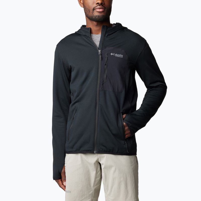 Férfi Columbia Triple Canyon Grid fleece pulóver fekete/fekete
