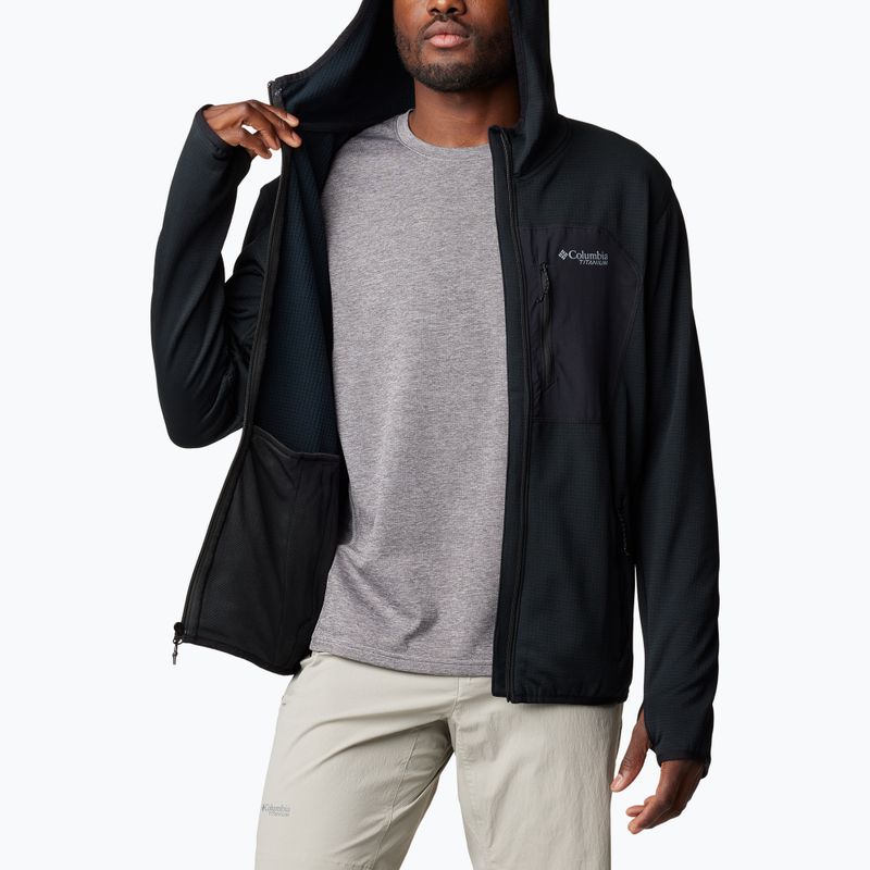 Férfi Columbia Triple Canyon Grid fleece pulóver fekete/fekete 5