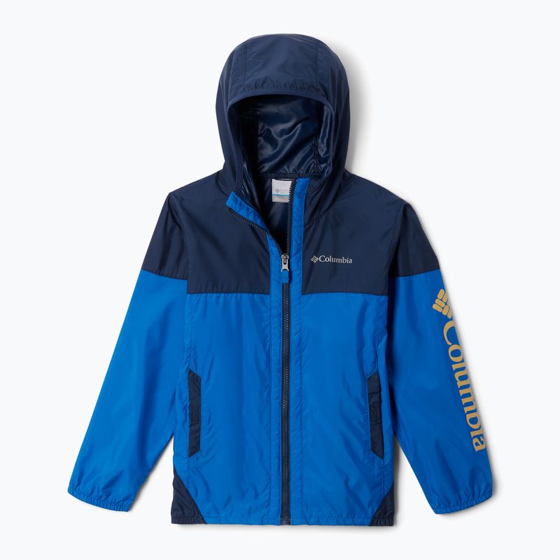 Columbia Flash Challenger gyermek széldzseki cbright indigo/collegiate navy