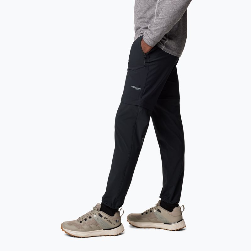 Columbia Triple Canyon Convertible férfi trekking nadrág fekete 4