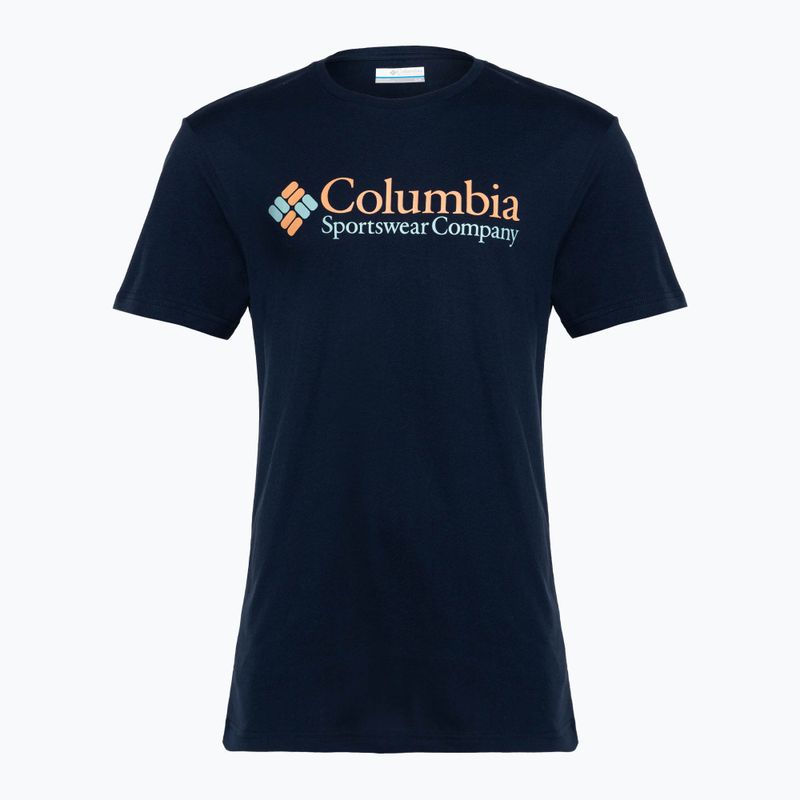 Férfi póló Columbia CSC Basic Logo collegiate navy/csc retro logo