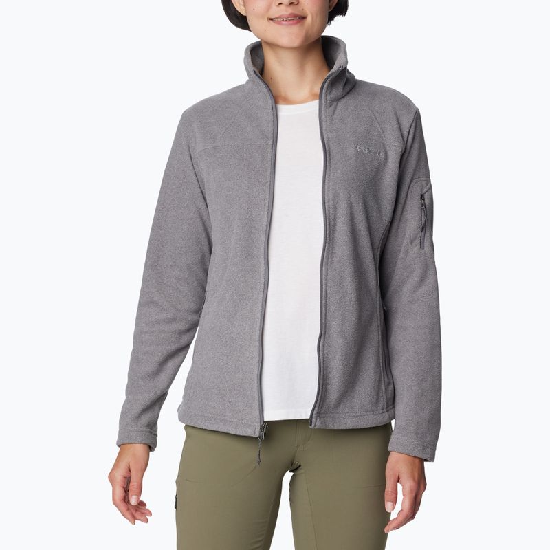 Női polárdzseki Columbia Fast Trek II city grey heather/city grey 6