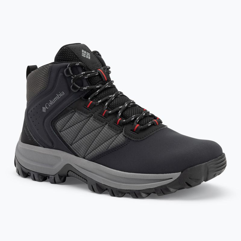 Columbia Transverse Hike Waterproof férfi túrabakancs fekete/hegységi piros