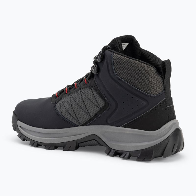 Columbia Transverse Hike Waterproof férfi túrabakancs fekete/hegységi piros 3