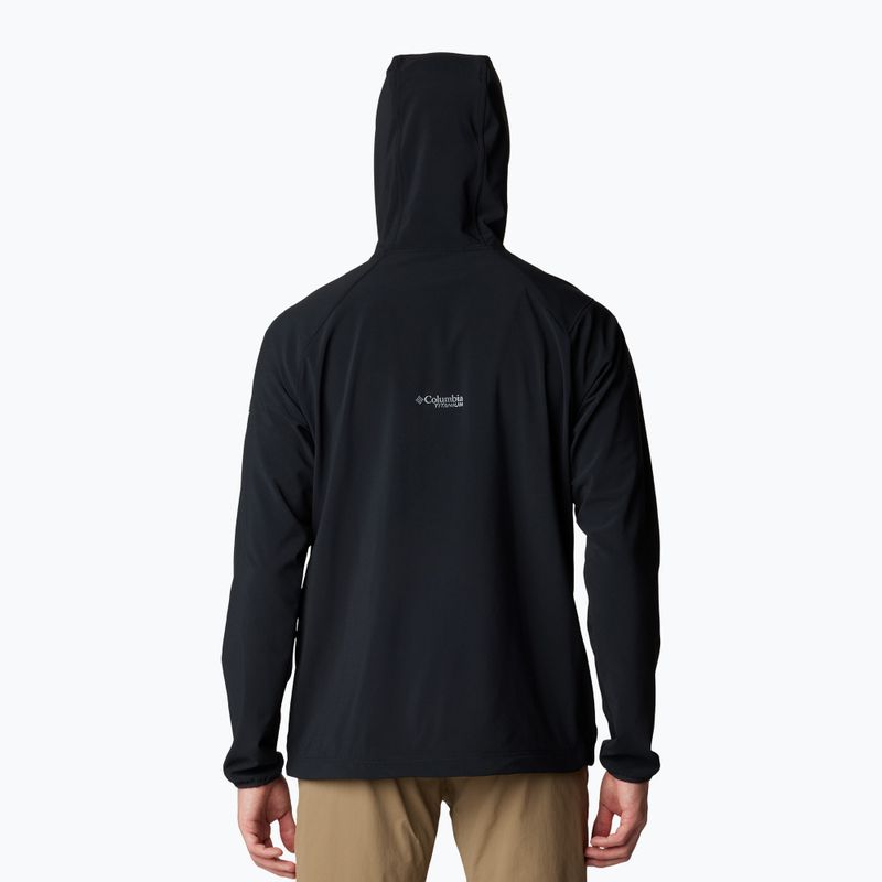 Férfi Columbia Triple Canyon kapucnis softshell kabát fekete 2