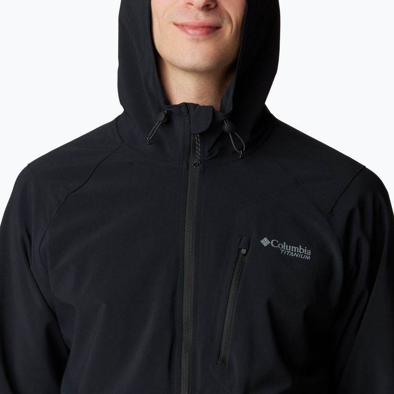 Férfi Columbia Triple Canyon kapucnis softshell kabát fekete 6