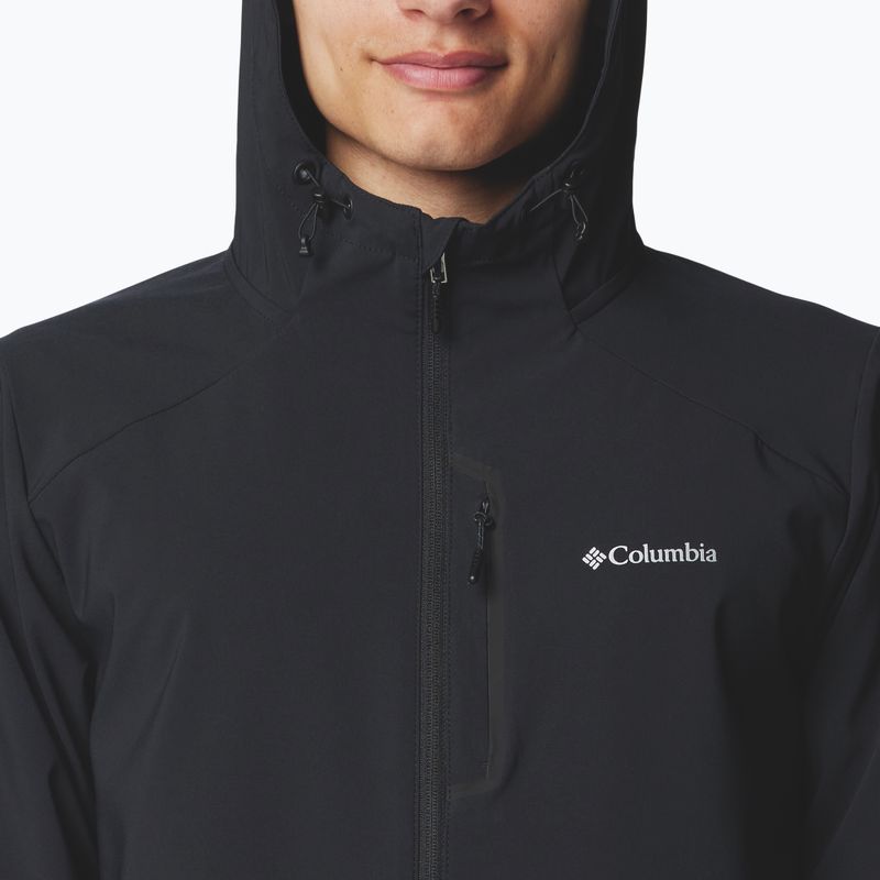 Férfi trekking pulóver Columbia Tech Softshell Hoodie black 6