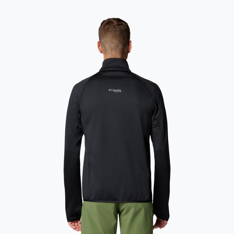 Férfi túrafelső Columbia Triple Canyon Grid Fleece Full Zip II black 3