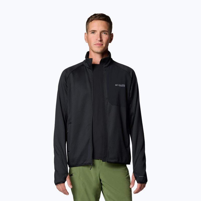 Férfi túrafelső Columbia Triple Canyon Grid Fleece Full Zip II black 5