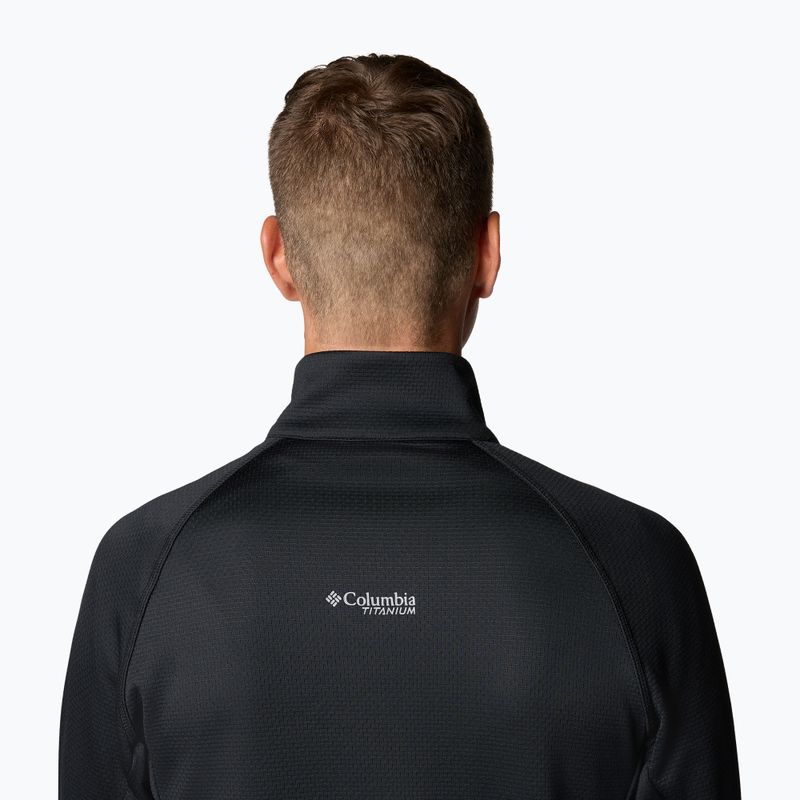 Férfi túrafelső Columbia Triple Canyon Grid Fleece Full Zip II black 7