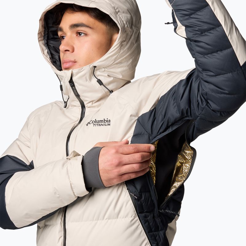 Férfi síkabát Columbia Roaring Fork II Down dark stone/black 8