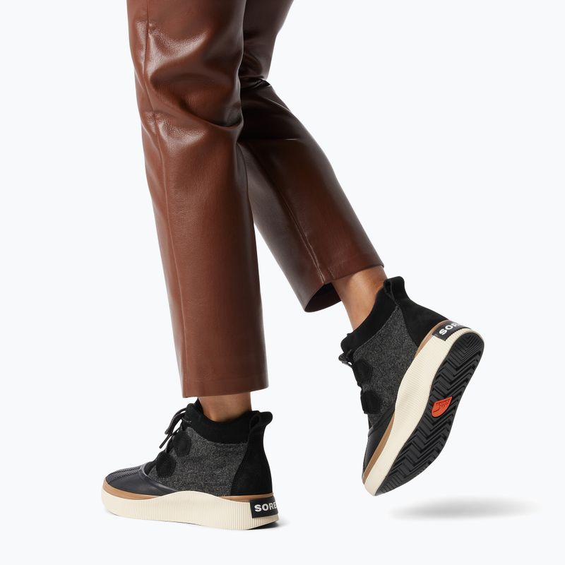 Női Sorel Out N About IV Classic fekete/kréta hócsizma 8