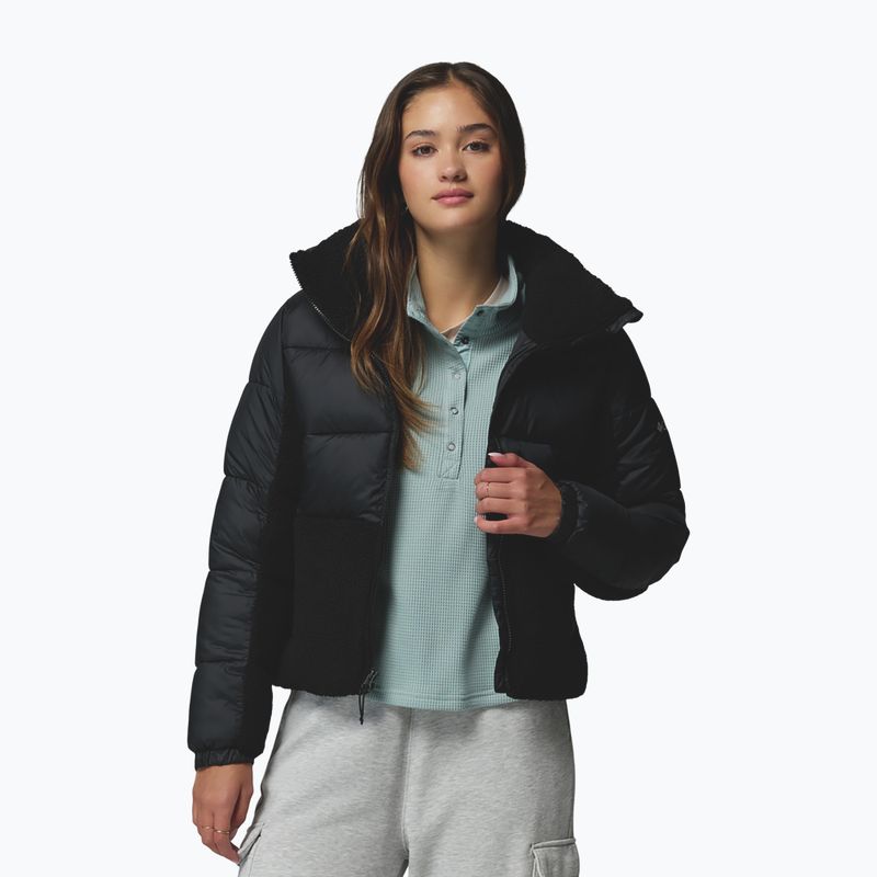 Női hibrid kabát Columbia Leadbetter Point II Sherpa Hybrid black 5