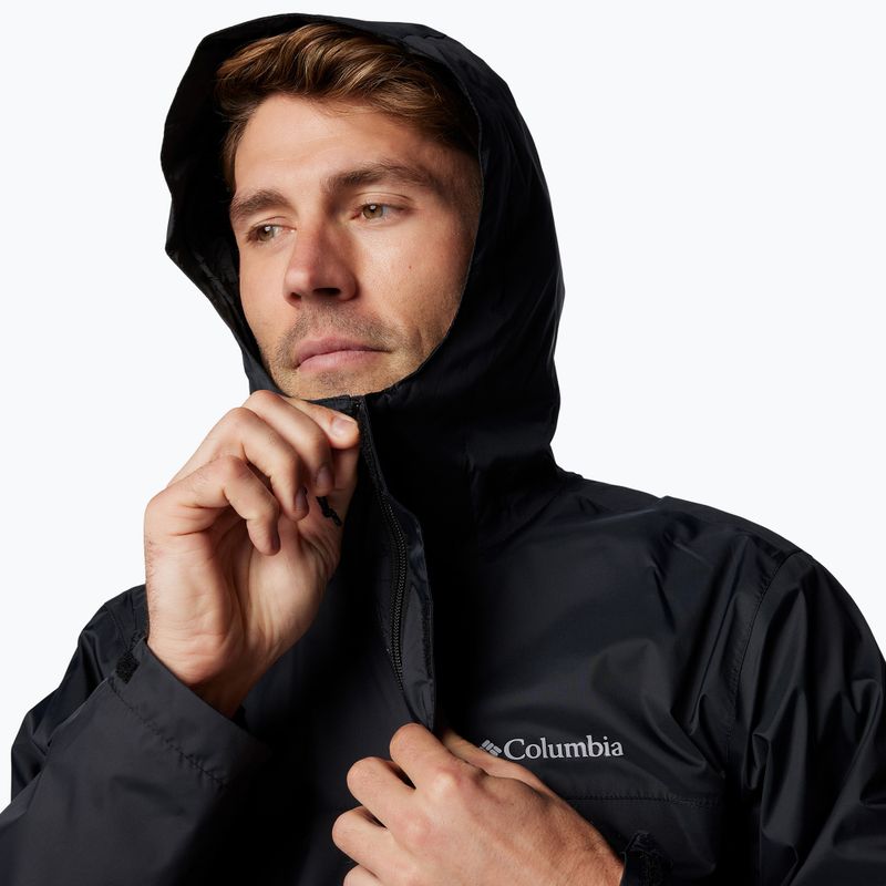 Columbia Watertight II férfi esőkabát fekete 6