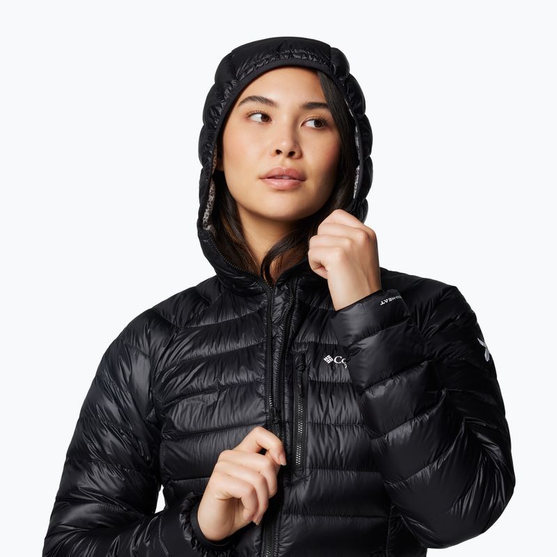 Columbia női pehelypaplan Arctic Crest Down Hooded fekete 5