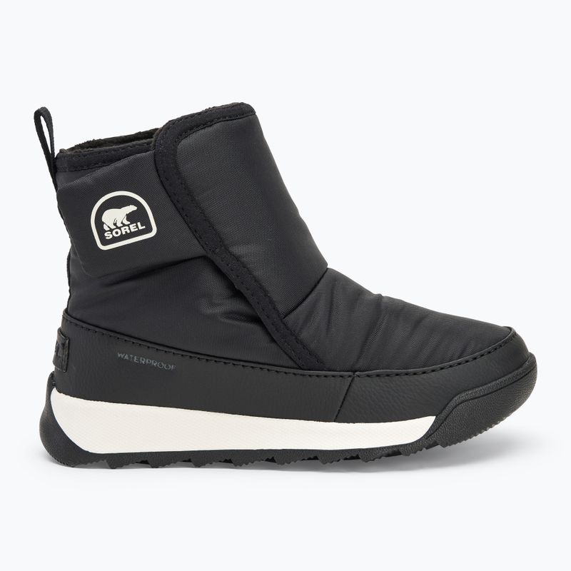 Sorel Gyermek Whitney II Plus Bootie WP hócipő fekete/tengeri só 2