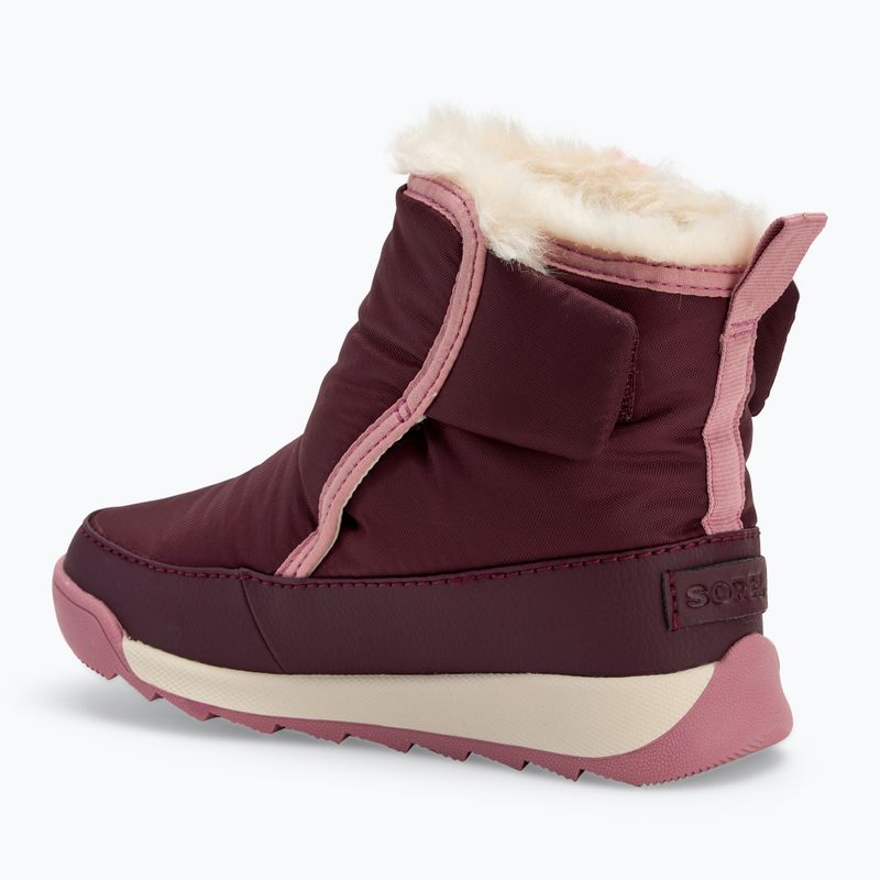 Sorel Childrens Whitney II Plus Bootie WP epic plum/dazed mauve hócsizma 3