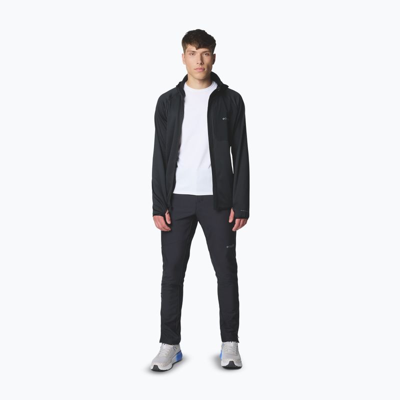 Férfi kapucnis polárdzseki Columbia Triple Canyon Grid Fleece Hooded Full Zip II black 2