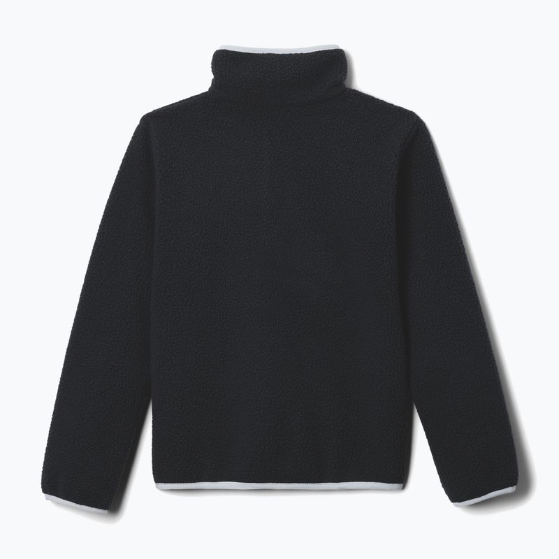 Gyerek polár pulóver Columbia Halvetia II Half Snap Fleece black/city grey 2