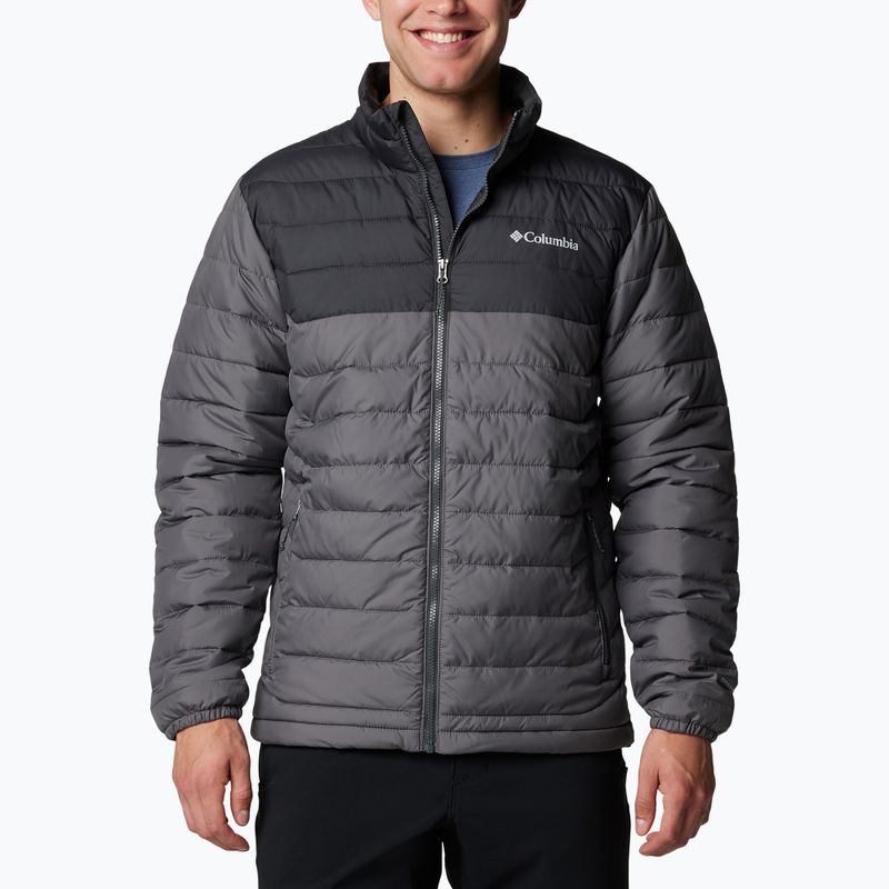 Columbia Powder Lite II férfi pehelypaplan dzseki city grey/ shark