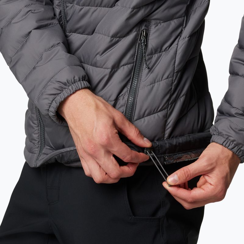 Columbia Powder Lite II férfi pehelypaplan dzseki city grey/ shark 6