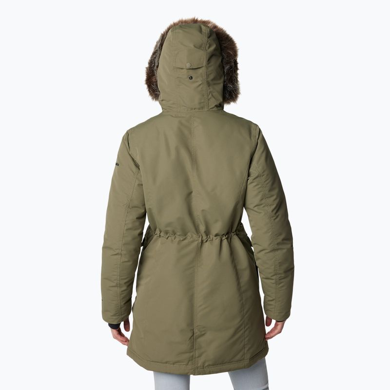 Płaszcz ocieplany damski Columbia Little Si II Ins Parka stone green 2
