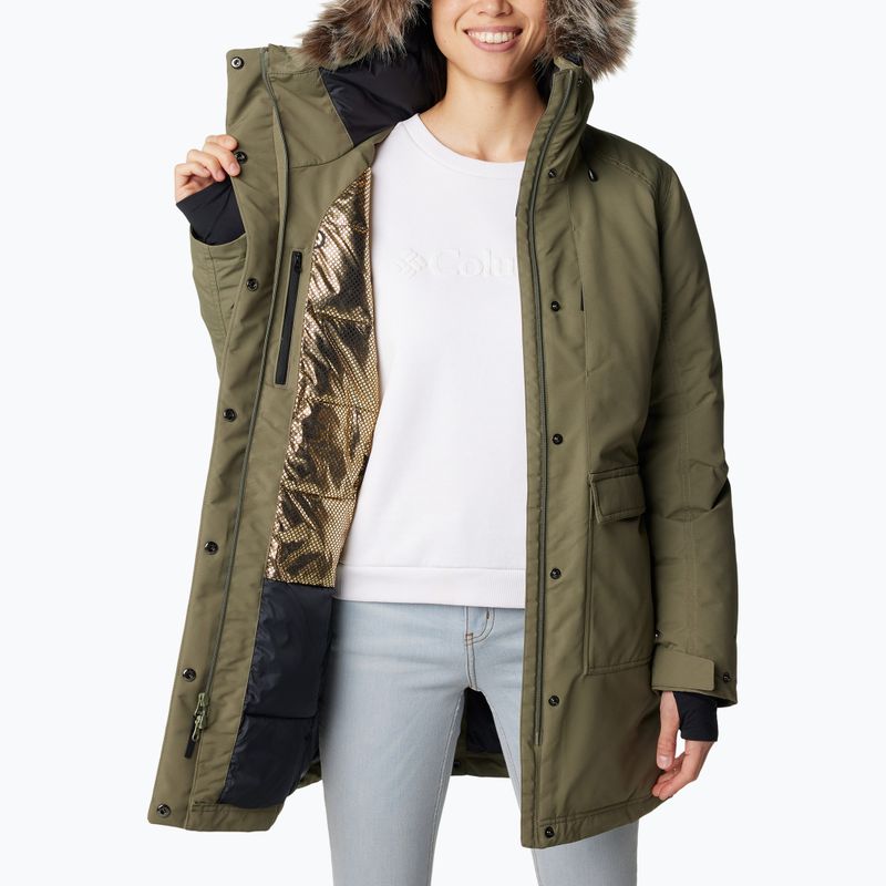 Płaszcz ocieplany damski Columbia Little Si II Ins Parka stone green 8