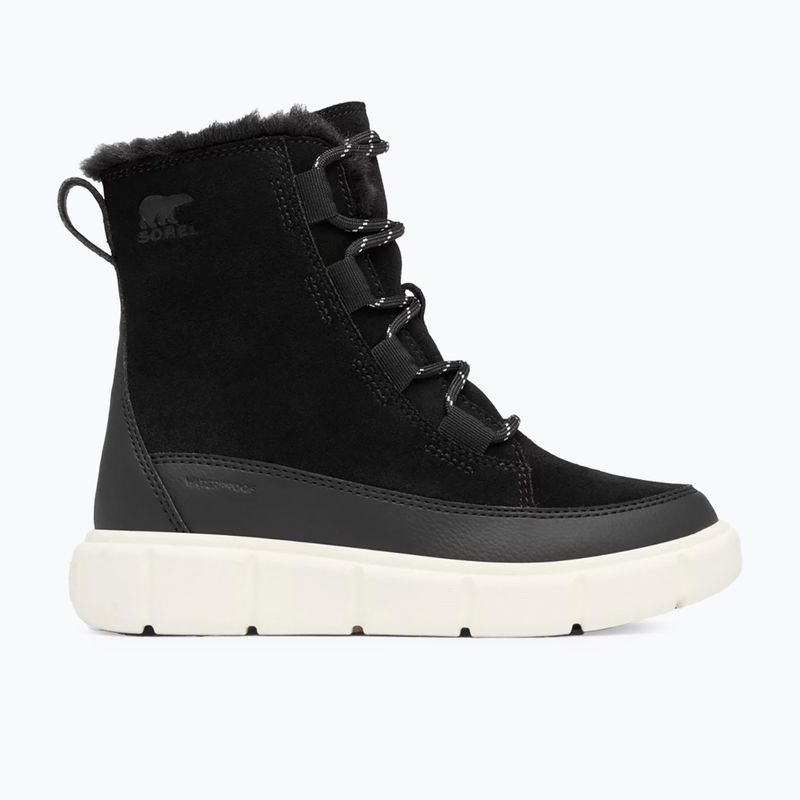 Sorel Youth Sorel Explorer III Lace fekete/tengeri só gyermek hócsizma 9