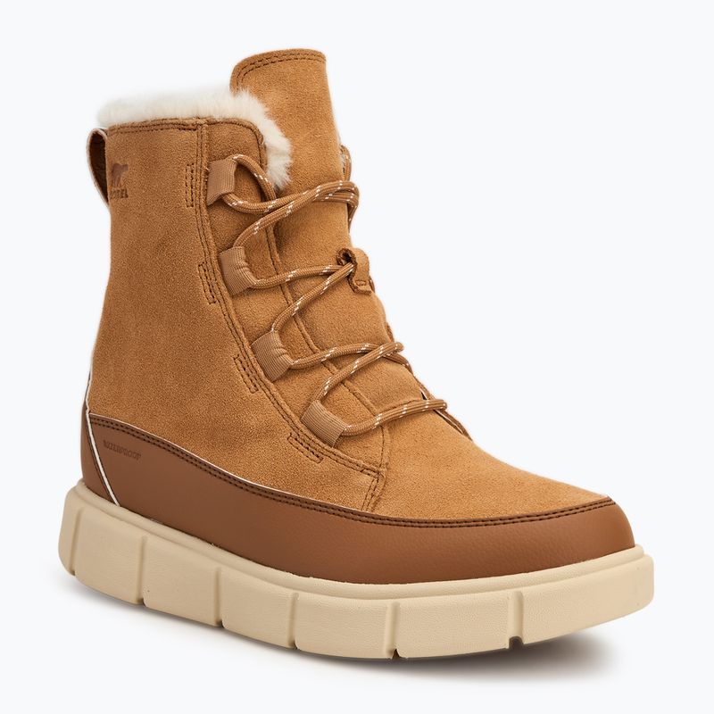 Sorel Youth Sorel Explorer III Lace barna buff/fehérített kerámia gyermek hócsizma