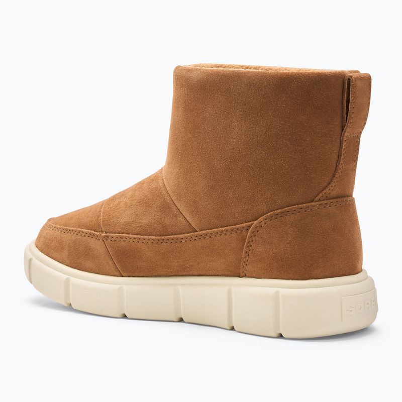 Női Sorel Explorer III Slip-On WP bársony barna/kréta hócsizma 3