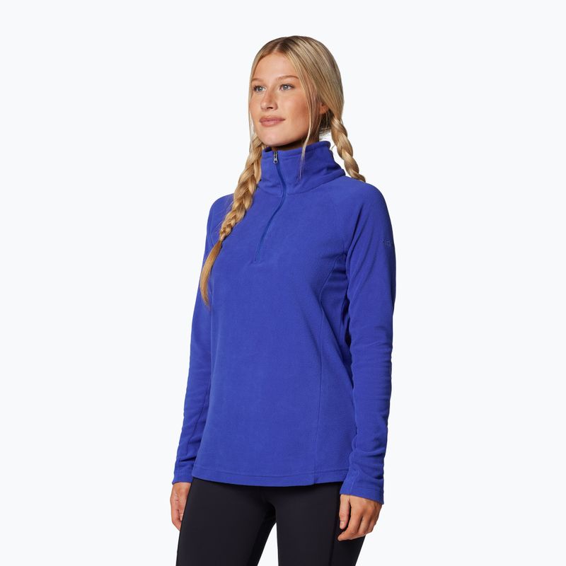 Női Columbia Glacial IV 1/2 Zip fleece melegítőfelső clematis kék 4