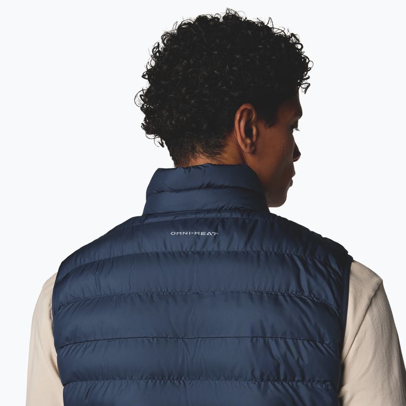 Columbia Powder Lite II férfi ujjatlan, tengerészkék kollekció 6