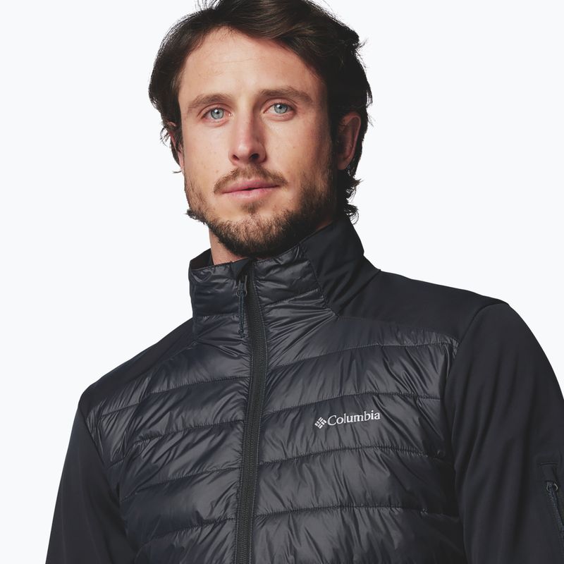 Férfi Columbia Tech Hybrid Softshell kabát fekete 7