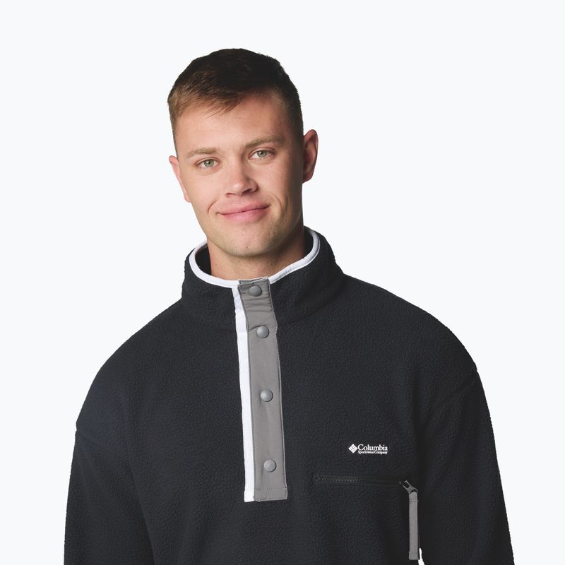 Férfi polárpulóver Columbia Helvetia II Half Snap Fleece black 5
