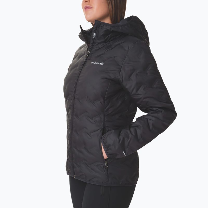 Női pehelykabát Columbia Delta Ridge II Down Hooded black 2